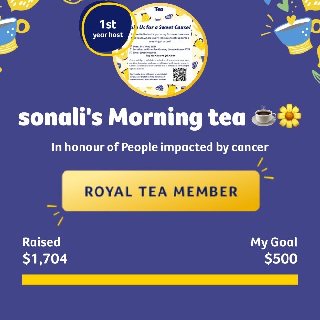 Sonali’s biggest Morning tea ☕️🌼