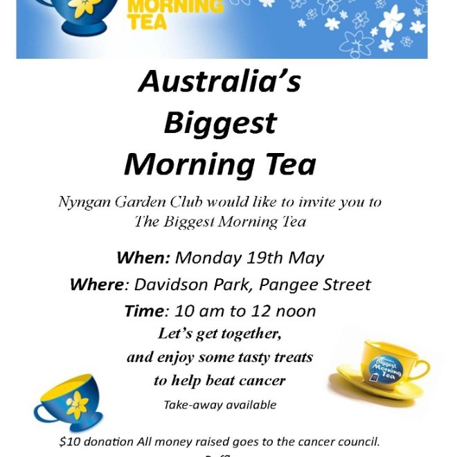 Nyngan Garden Club's  Morning Tea