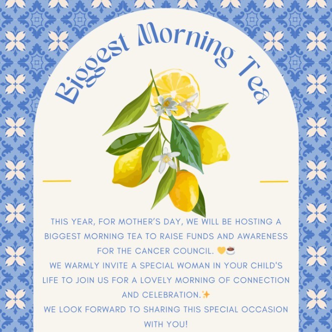 Australia's Biggest Morning Tea - One Tree Millars Well Biggest Morning Tea